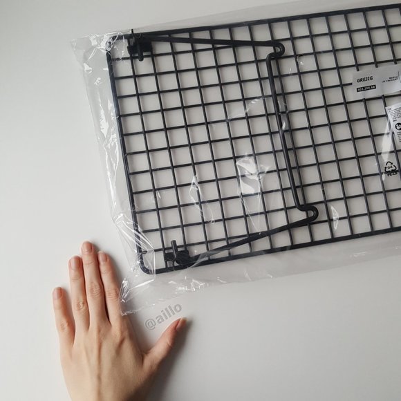 IKEA GREJIG Shoe rack, gray - Picture 4 of 16